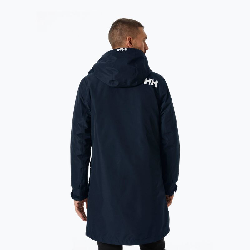 Pánská bunda do deště Helly Hansen Rigging Coat navy 2