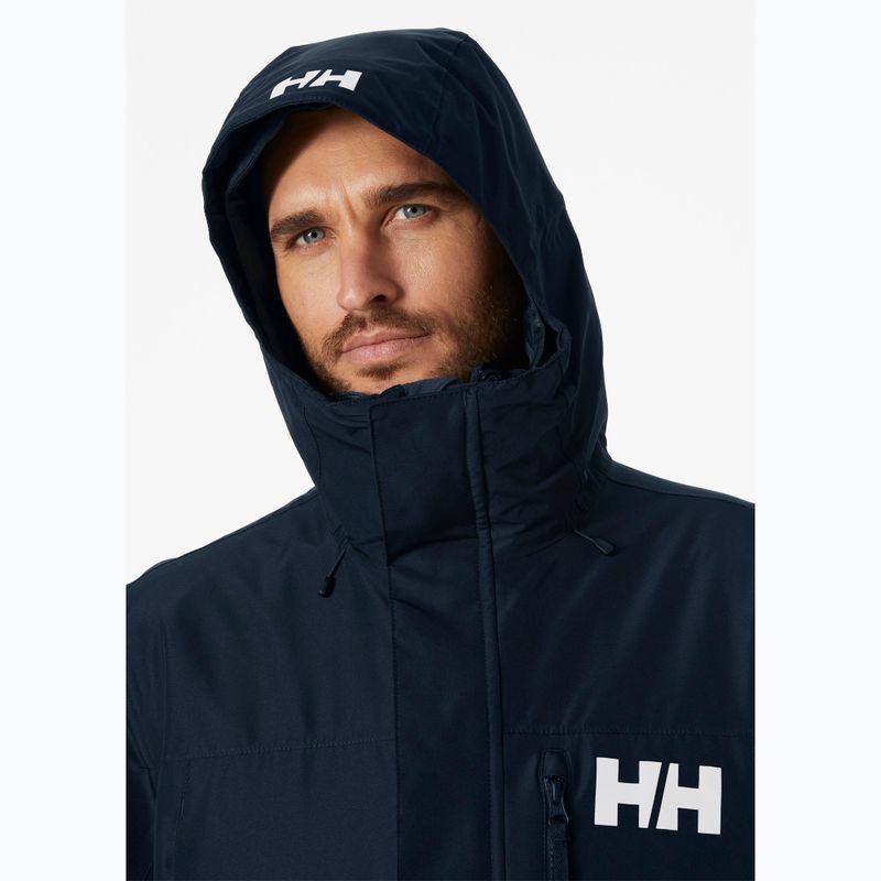 Pánská bunda do deště Helly Hansen Rigging Coat navy 3