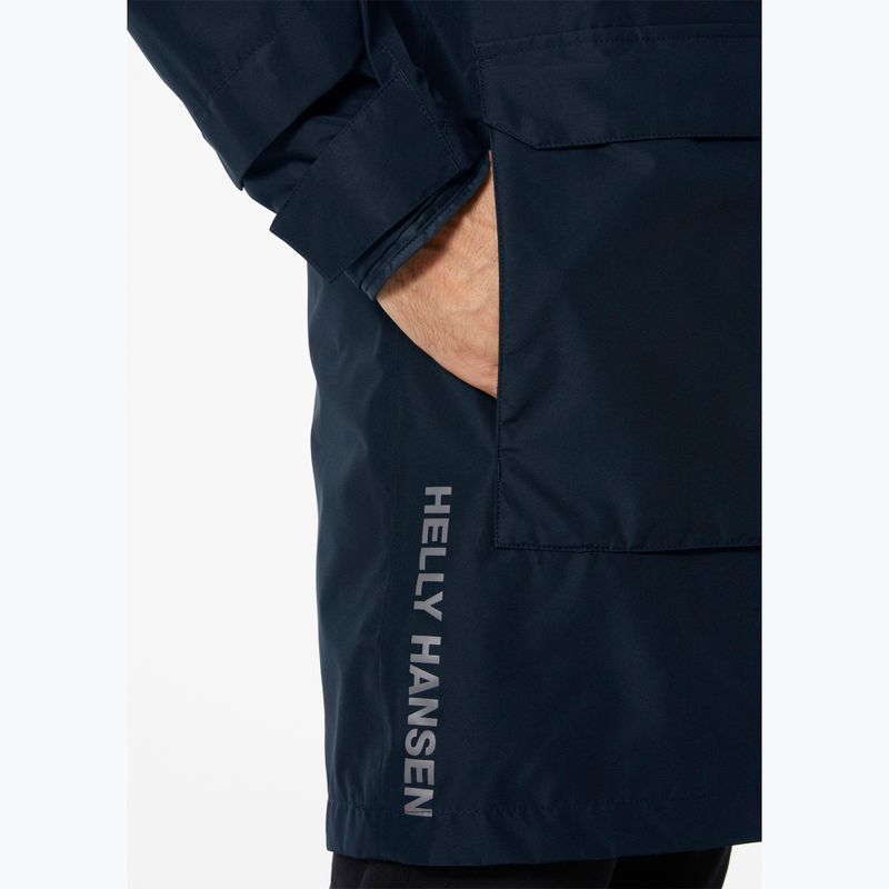 Pánská bunda do deště Helly Hansen Rigging Coat navy 6