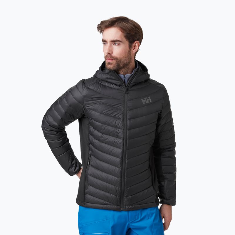 Helly Hansen pánská bunda Verglas Hooded Down Hybrid Ins 990 černá 63007