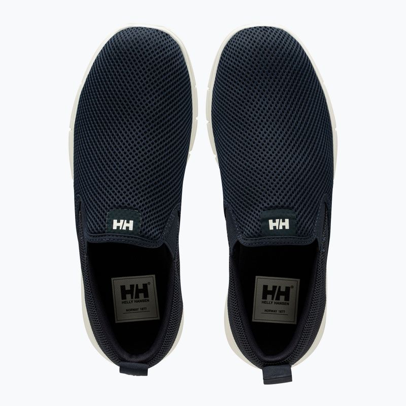 Pánské jachtařské boty Helly Hansen Ahiga Slip-On navy / off white 12