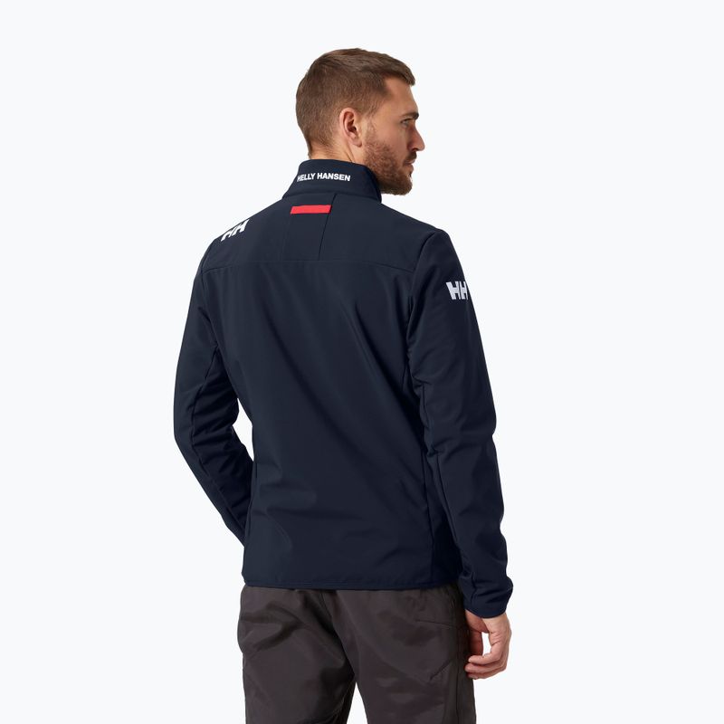 Pánská jachtařská bunda Helly Hansen Crew Softshell 2.0 navy 2