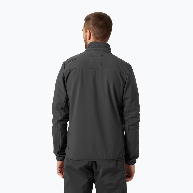 Pánská jachtařská bunda Helly Hansen Crew Softshell 2.0 černá 30223_980-S 2