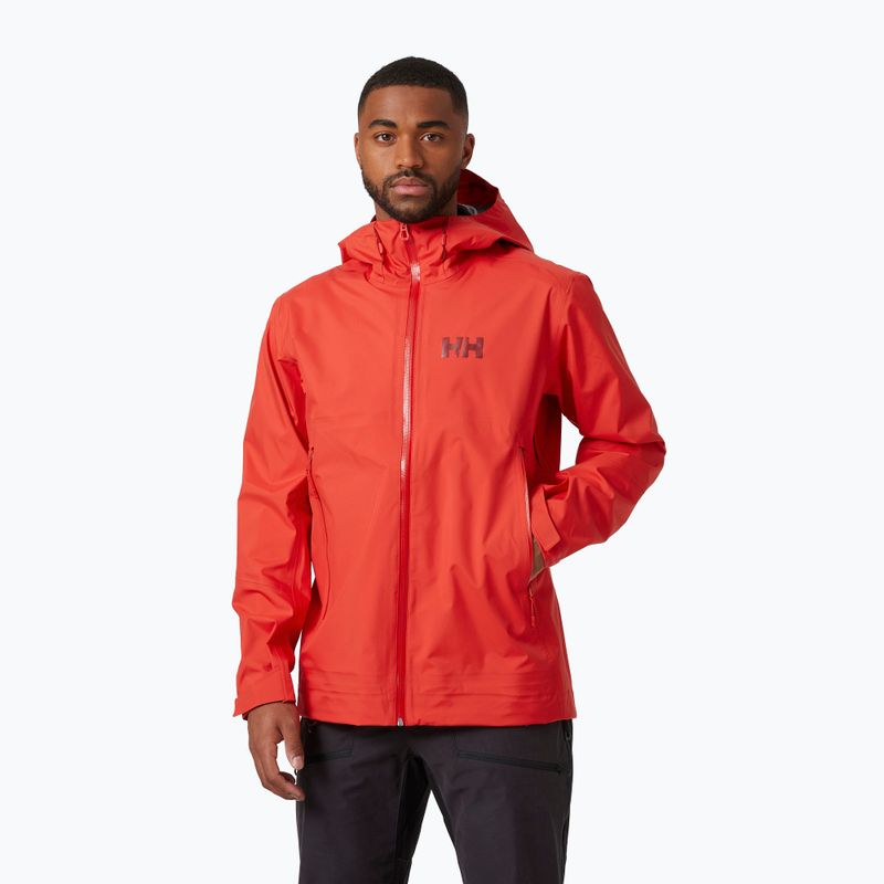 Pánská hardshellová bunda Helly Hansen Verglas 3L Shell 2.0 červená 62686_222