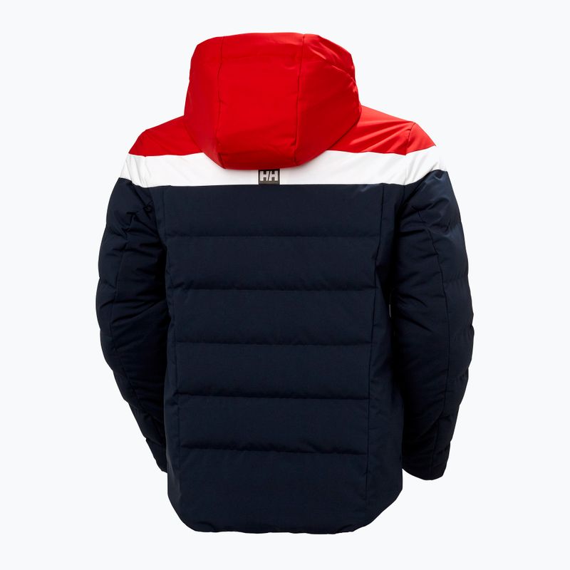 Helly Hansen pánská lyžařská bunda Bossanova Puffy tmavě modrá a červená 65781_597 8