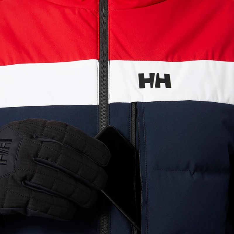 Helly Hansen pánská lyžařská bunda Bossanova Puffy tmavě modrá a červená 65781_597 5