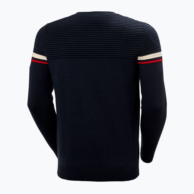 Pánský svetr Helly Hansen Carv Knitted navy 2