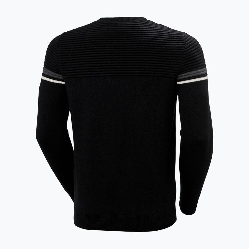 Pánský svetr Helly Hansen Carv Knitted Sweater black 2