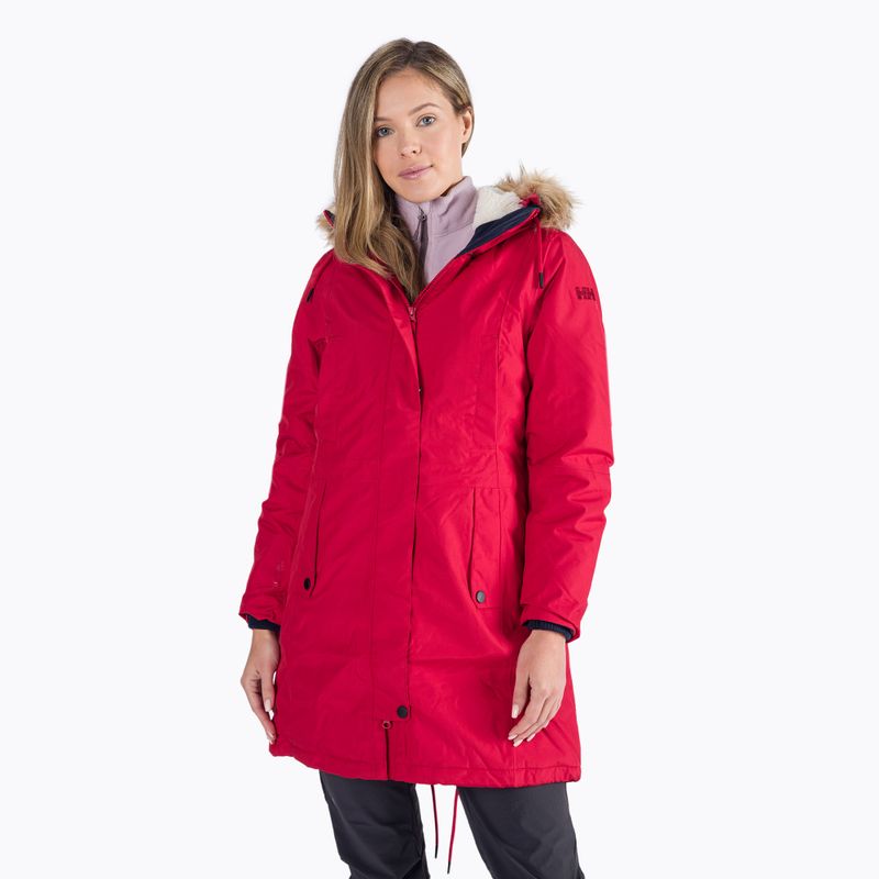 Dámská péřová bunda Helly Hansen Mayen Parka červená 53303_162