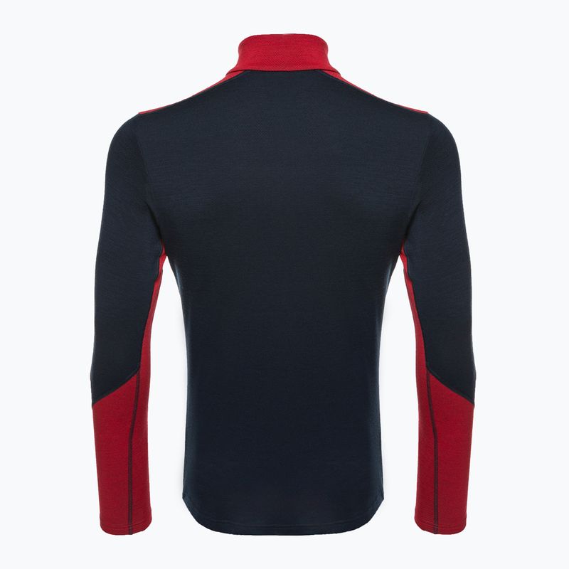 Pánská termální mikina Helly Hansen Lifa Merino Midweight 1/2 Zip tmavě modrá 2