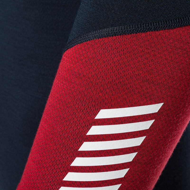 Pánská termální mikina Helly Hansen Lifa Merino Midweight 1/2 Zip tmavě modrá 4