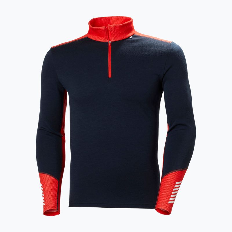 Pánská termoakční mikina Helly Hansen Lifa Merino Midweight 1/2 Zip navy 5