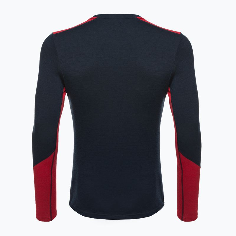 Pánská termoakční mikina Helly Hansen Lifa Merino Midweight Crew navy/598 2