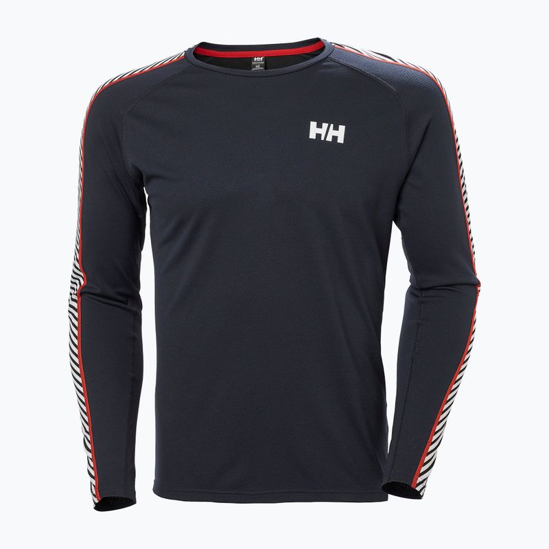 Pánská termoakční mikina Helly Hansen Lifa Active Stripe Crew navy 9