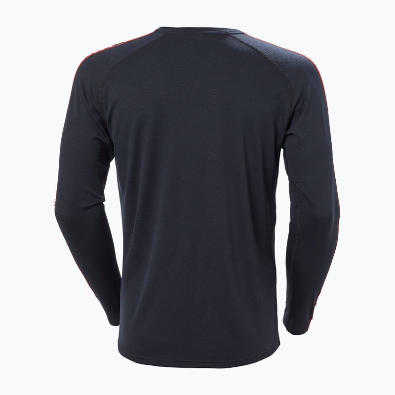 Pánská termoakční mikina Helly Hansen Lifa Active Stripe Crew navy 10
