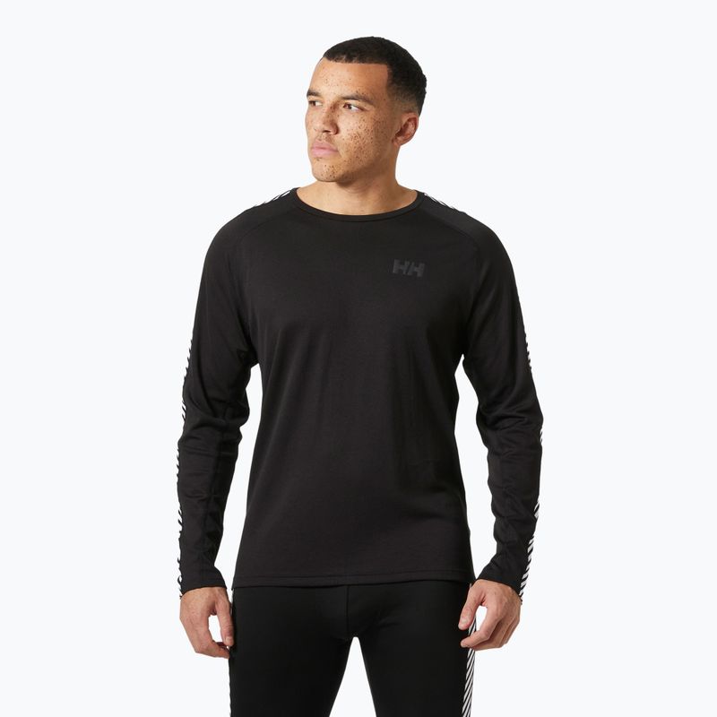 Pánská termoakční mikina Helly Hansen Lifa Active Stripe Crew černá