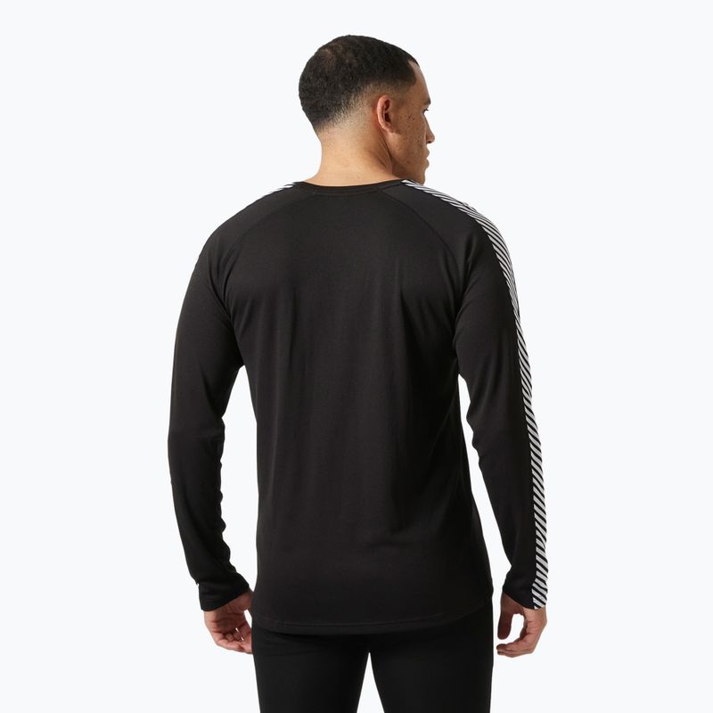 Pánské termotričko Longsleeve Helly Hansen Lifa Active Stripe Crew black 2