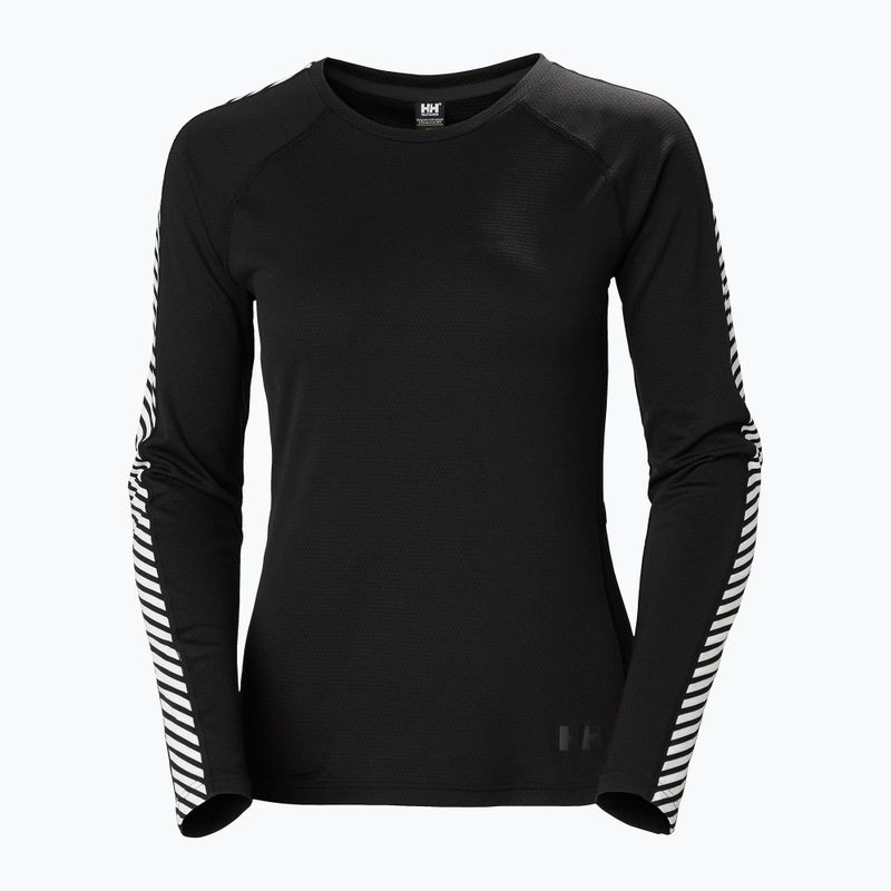 Dámské termo tričko Longsleeve Helly Hansen Lifa Active Stripe Crew black