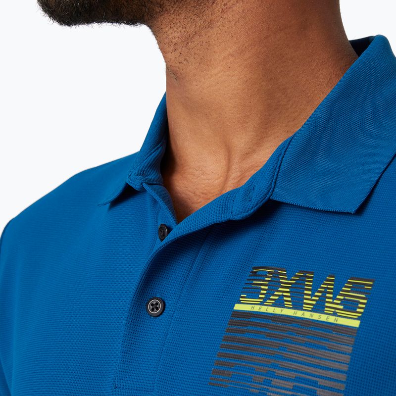 Pánské trekingové tričko  Helly Hansen HP Racing modré 34172_606 3