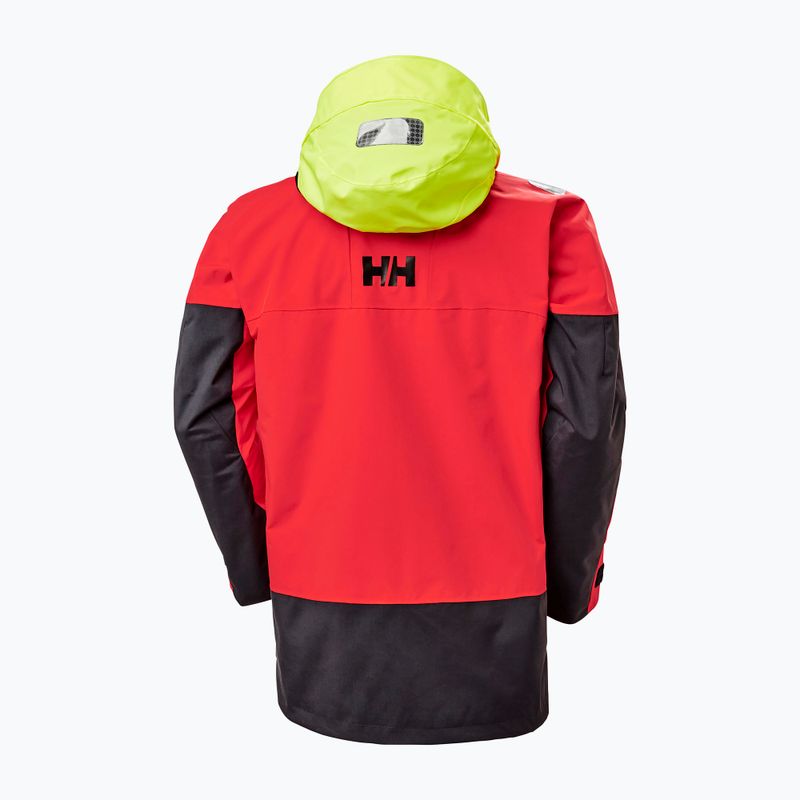 Pánská jachtařská bunda Helly Hansen Skagen Offshore alert red 7