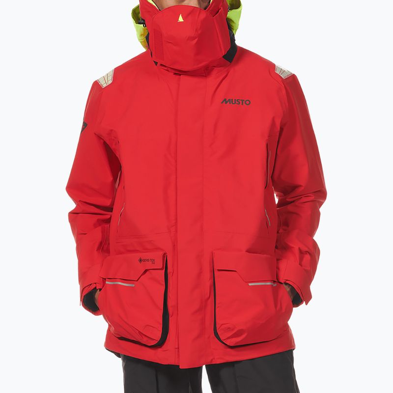 Pánská jachtařská bunda Musto MPX Gore-Tex Pro Offshore 2.0 true red 3