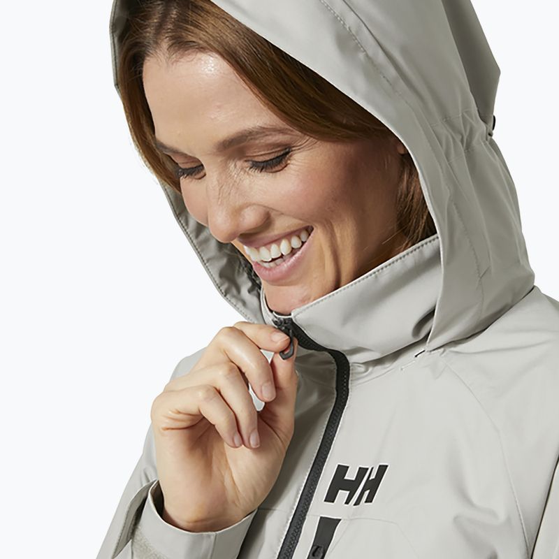Dámská bunda Helly Hansen Hp Racing Lifaloft Hooded šedá 30373_917 5