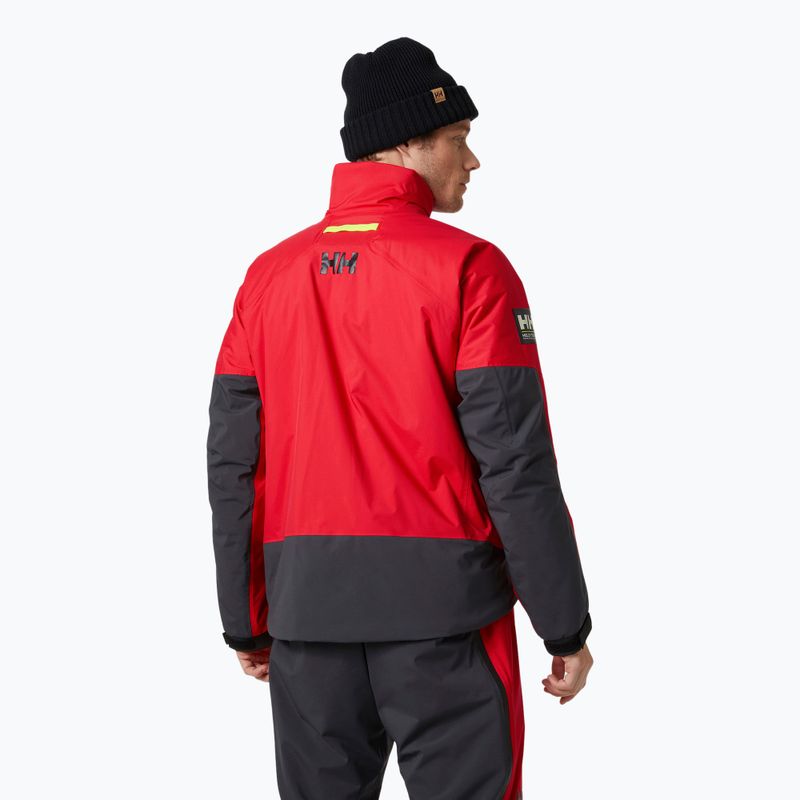 Jachtařská bunda Helly Hansen Aegir H2Flow Midlayer alert red 2