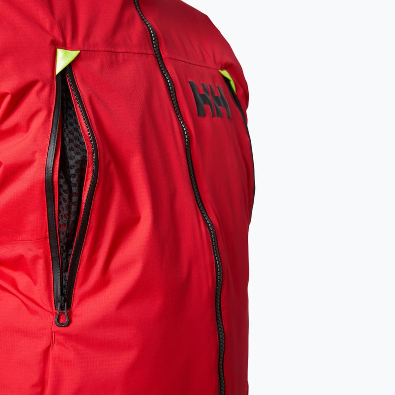 Jachtařská bunda Helly Hansen Aegir H2Flow Midlayer alert red 3