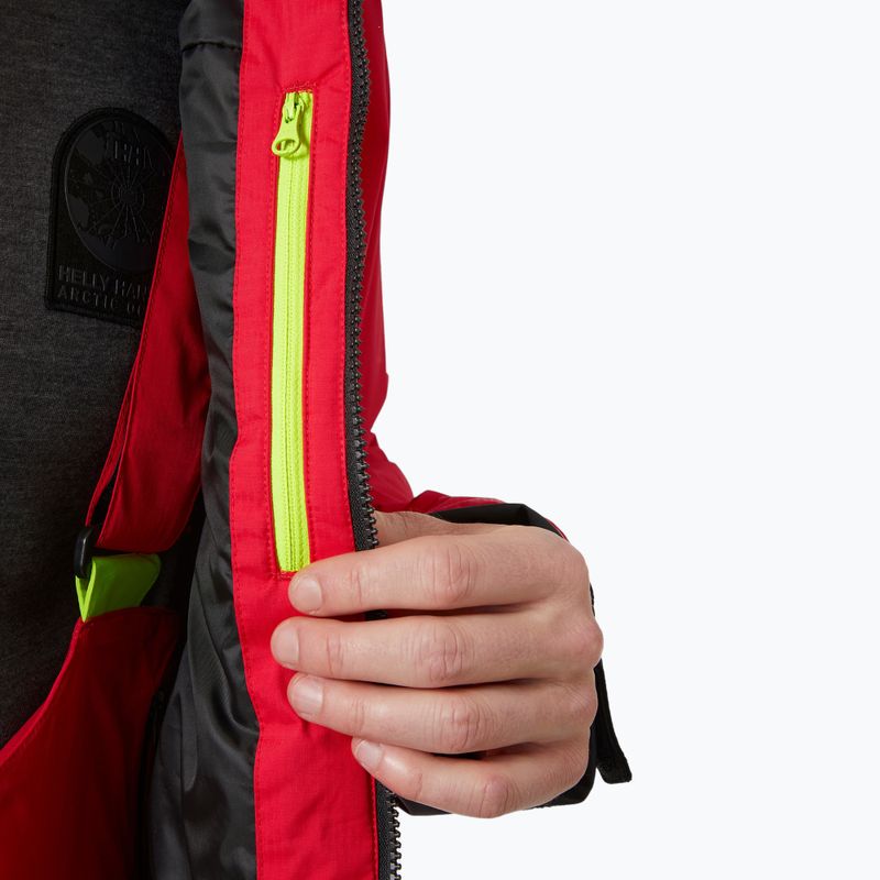 Jachtařská bunda Helly Hansen Aegir H2Flow Midlayer alert red 4