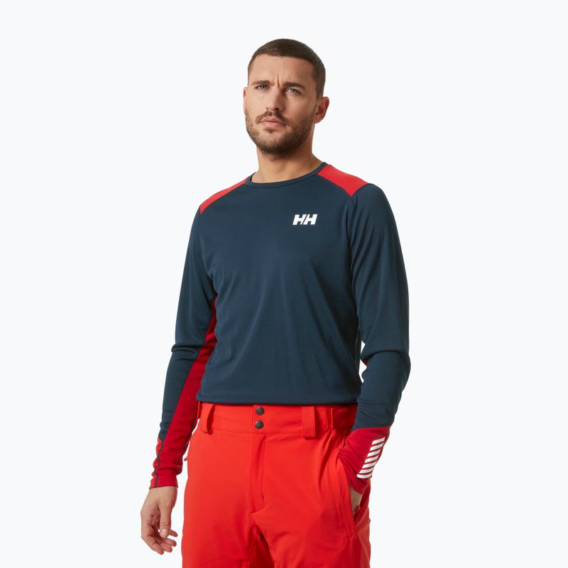 Pánský termo longsleeve Helly Hansen Lifa Active Crew navy