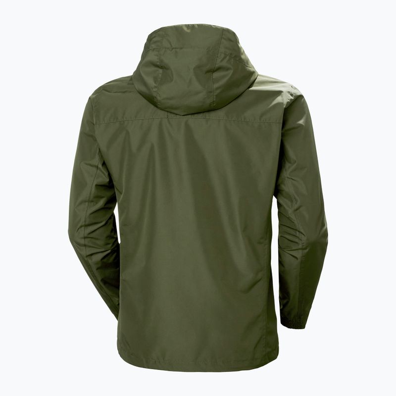 Pánská bunda do deště  Helly Hansen Dubliner utility green 2