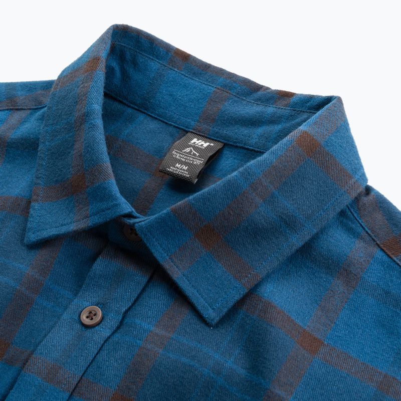 Pánská košile Helly Hansen Lokka Organic Flannel LS modro-černá 62731_755 8