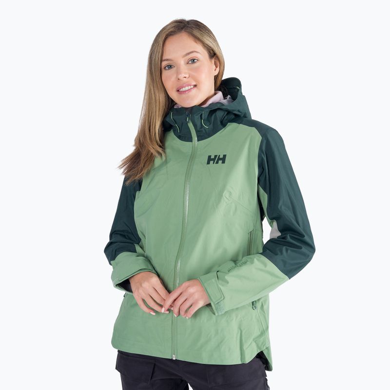 Helly Hansen dámská hardshellová bunda Verglas 3L Shell 2.0 zelená 62757_406