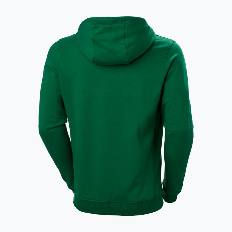Pánská trekingová mikina Helly Hansen F2F Organic Cotton Hoodie 486 green 62934 2
