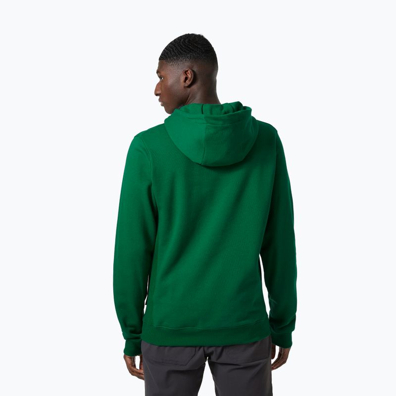 Pánská trekingová mikina Helly Hansen F2F Organic Cotton Hoodie 486 green 62934 4