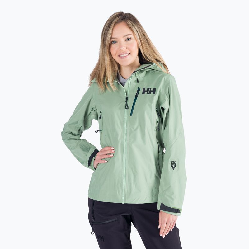 Helly Hansen dámská hardshellová bunda Odin 9 Worlds 2.0 zelená 62956_406