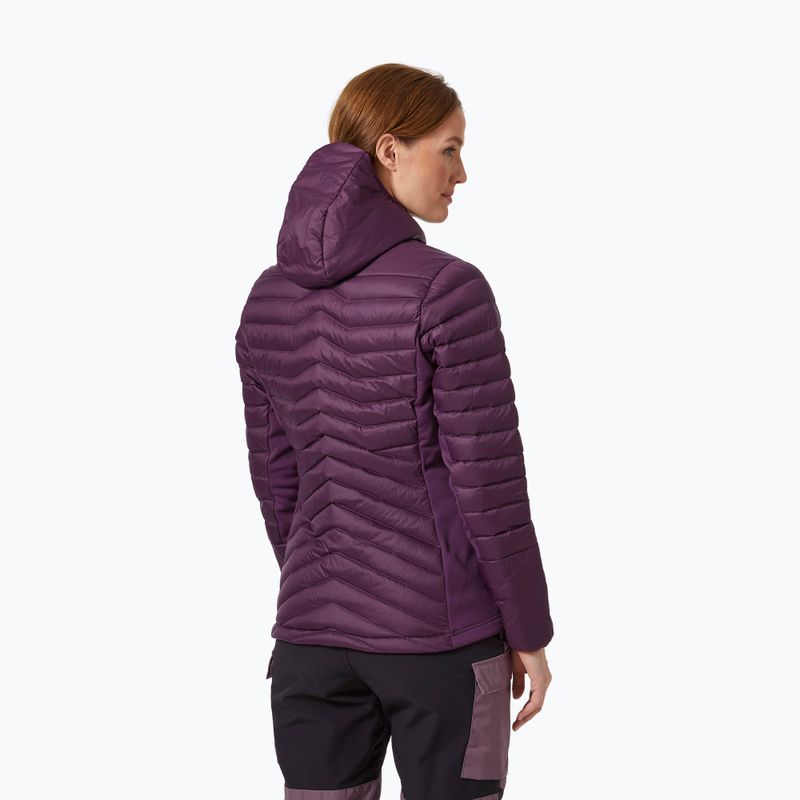 Dámská péřová bunda Helly Hansen Verglas Hood Down Hybrid Insulator fialová 63026_670 2