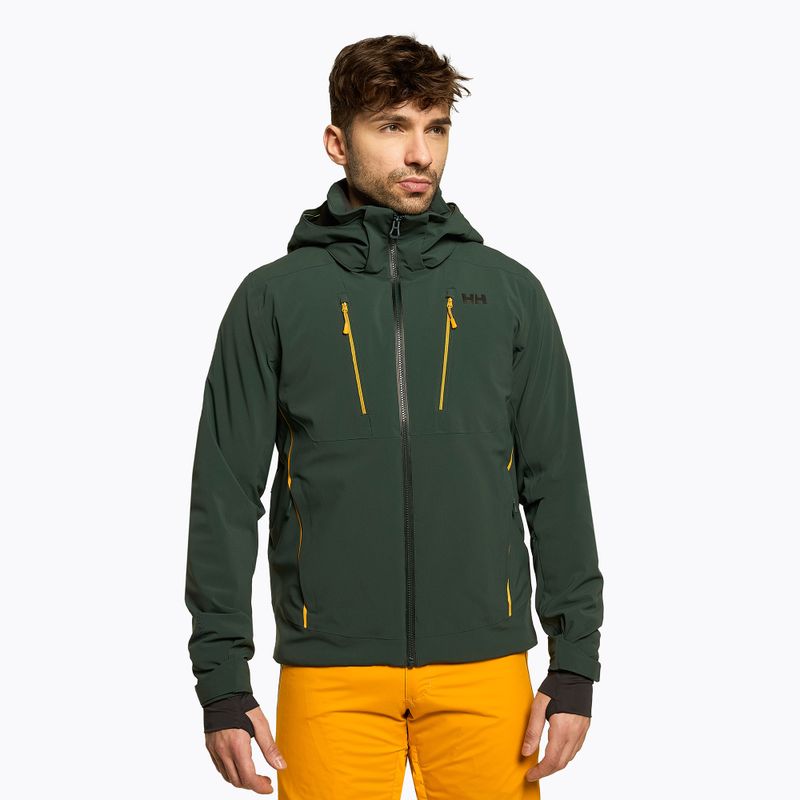 Pánská lyžařská bunda Helly Hansen Alpha 3.0 zelená 65551_495
