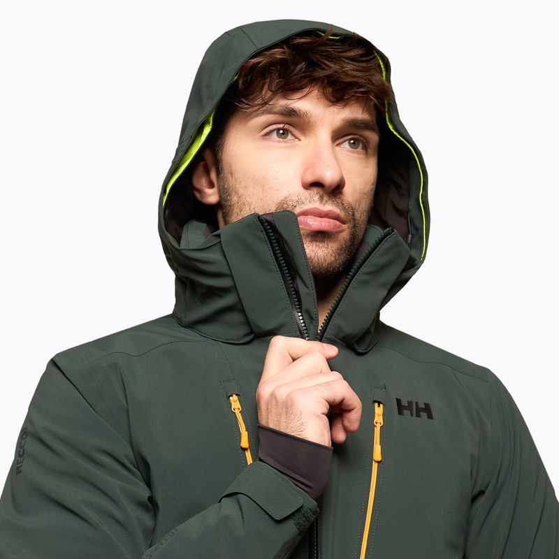 Pánská lyžařská bunda Helly Hansen Alpha 3.0 zelená 65551_495 3