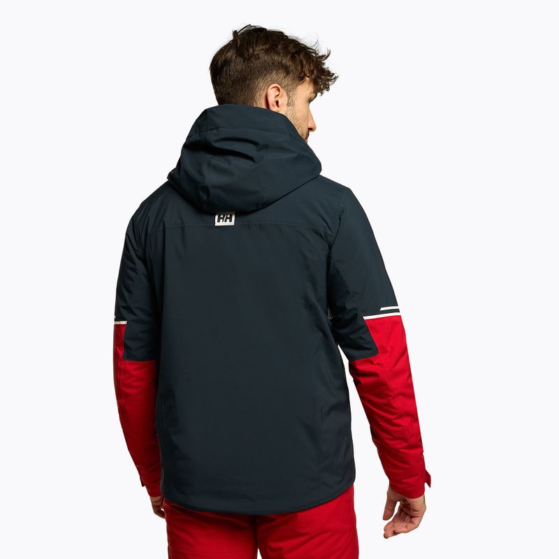 Helly Hansen pánská lyžařská bunda Carv Lifaloft tmavě modrá a červená 65777_597 3