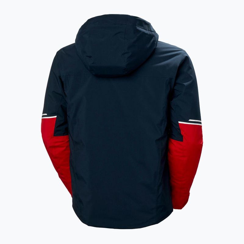 Helly Hansen pánská lyžařská bunda Carv Lifaloft tmavě modrá a červená 65777_597 8