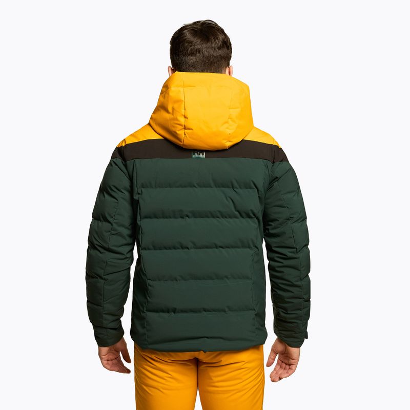 Helly Hansen pánská lyžařská bunda Bossanova Puffy zeleno-žlutá 65781_495 3