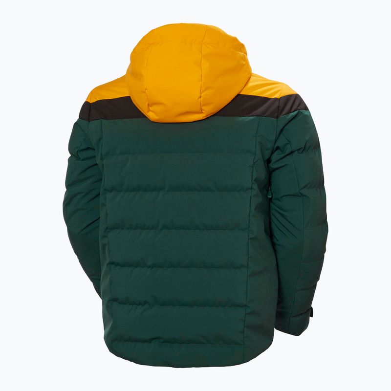 Helly Hansen pánská lyžařská bunda Bossanova Puffy zeleno-žlutá 65781_495 8