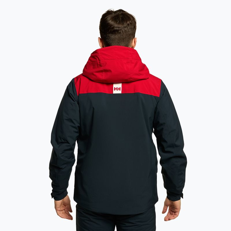 Pánská lyžařská bunda Helly Hansen Alpine Insulated navy blue and red 65874_597 3