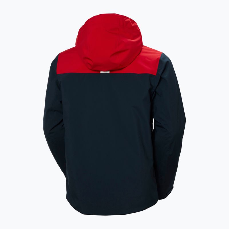 Pánská lyžařská bunda Helly Hansen Alpine Insulated navy blue and red 65874_597 7