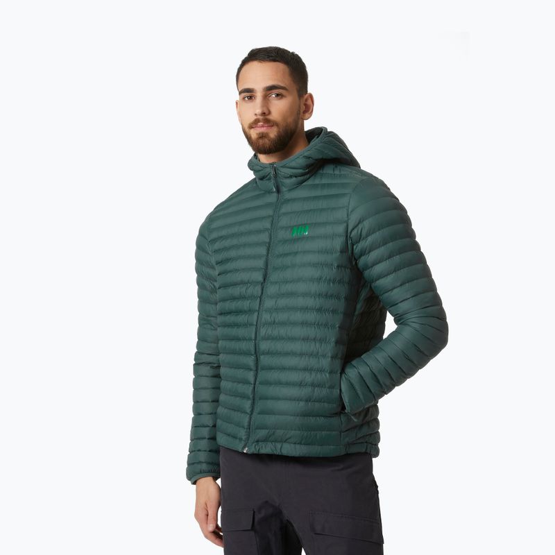 Helly Hansen pánská péřová bunda Sirdal Hooded Insulator 495 zelená 62989