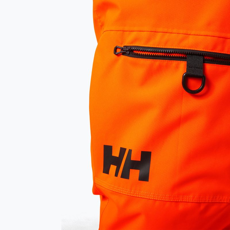 Pánské lyžařské kalhoty Helly Hansen Sogn Cargo neon orange 3