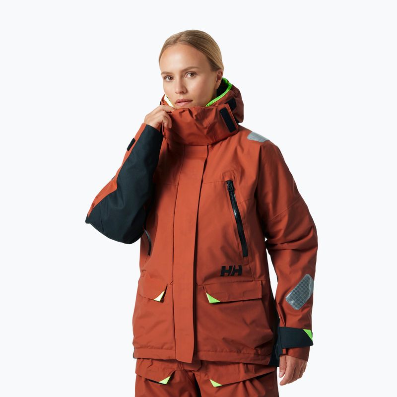 Dámská jachtařská bunda Helly Hansen Skagen Offshore terracotta