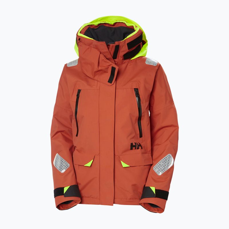 Dámská jachtařská bunda Helly Hansen Skagen Offshore terracotta 8