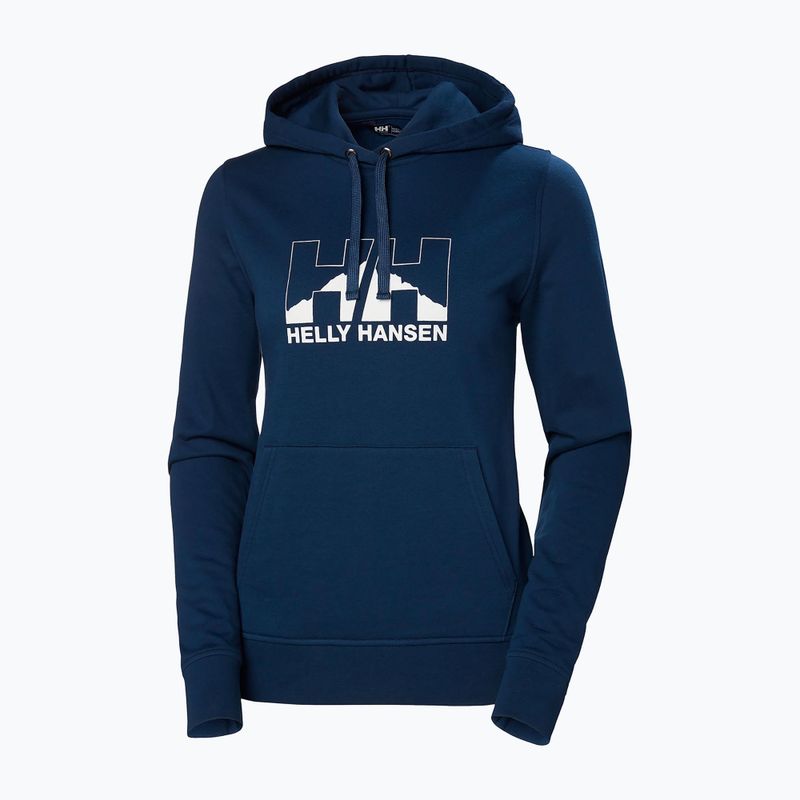 Dámská trekingová mikina Helly Hansen Nord Graphic Pullover Hoodie navy blue 62981_584 5